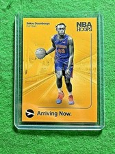 SEKOU DOUMBOUYA ARRIVING NOW INSERT CARD PISTONS 2019-20 NBA HOOPS BASKETBALL 