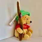 Winnie the Pooh - Mini Bean Bag Pooh 8" w/ Fishing Pole  - from the Disney Store — photo 2