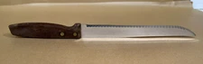 Regent Sheffield Chef Knife Stainless Serrated Edge 8" Wood Handle