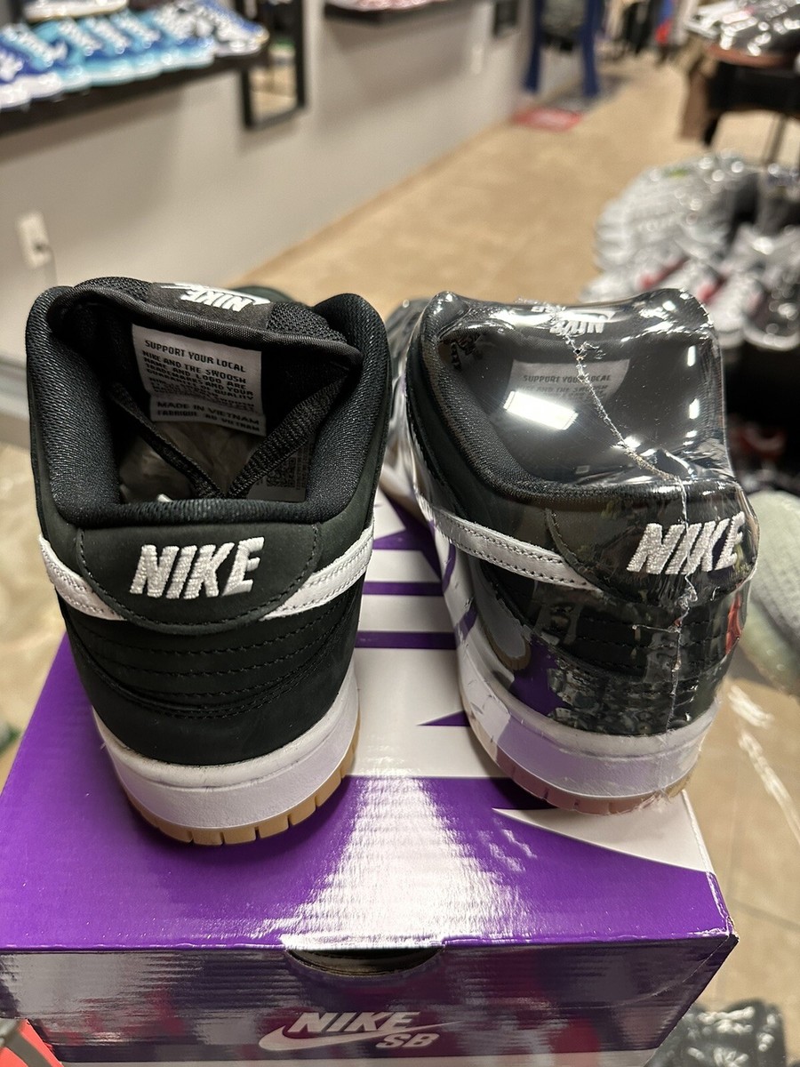 Nike SB Dunk Low Pro Black Gum size 8 [CD2563-006]. Fast
