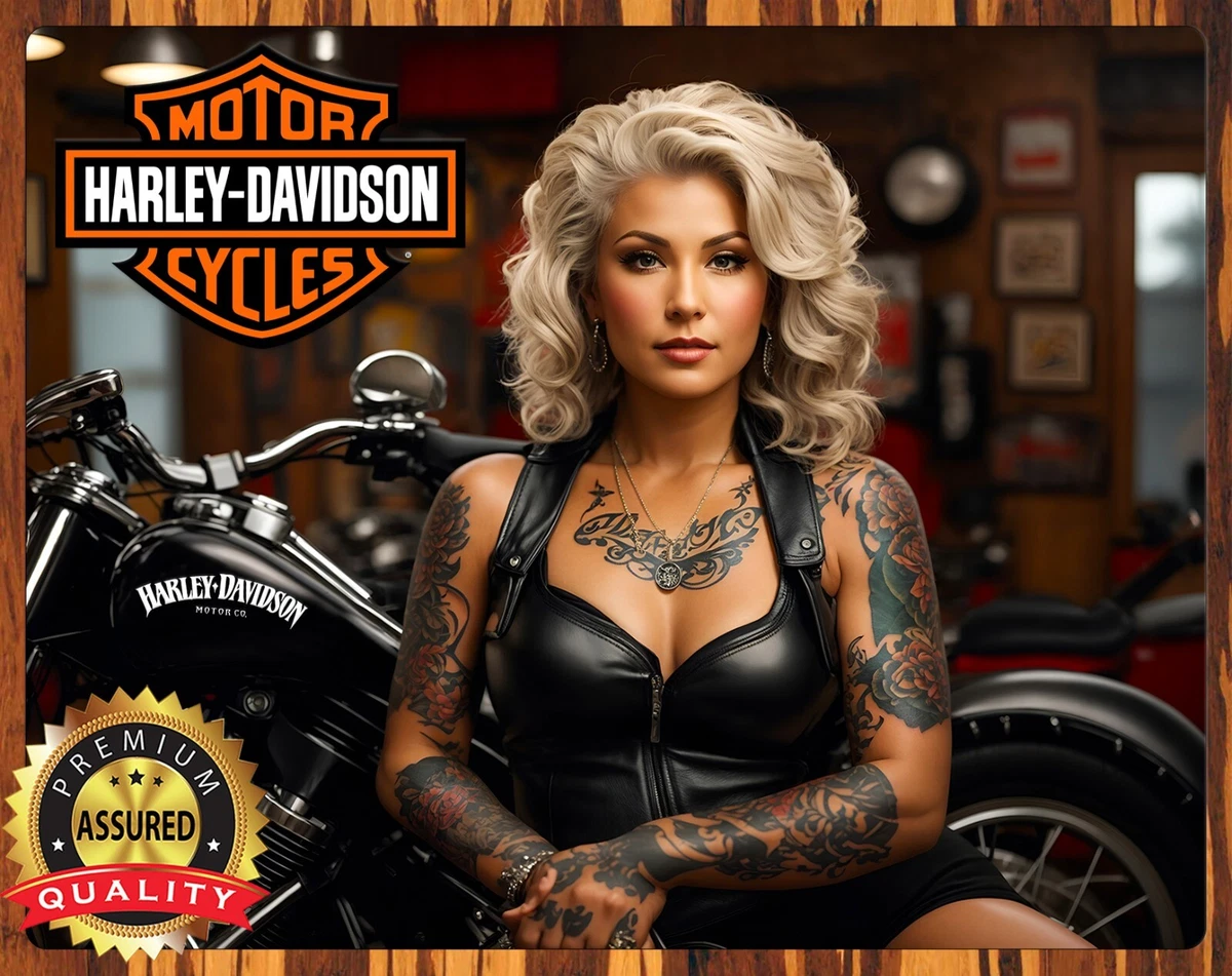 Harley davidson top girl tattoos