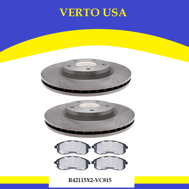 Front Brake Rotors+Pads For Nissan Sentra 2013 2017, 2018 with Rear