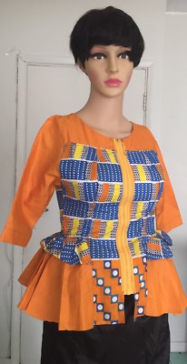 Ankara Blouse Made Fitted