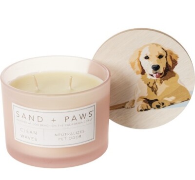 Sand + Paws 12 oz. Lab Clean Waves Candle