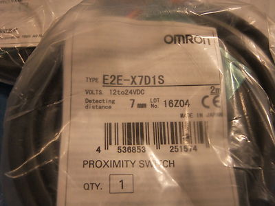 OMRON E2E-X7D1S 12-24 VDC Erfassungsabstand 7 mm Näherungsschalter (Japan)