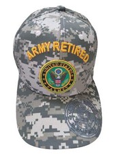 US Military Army Retired Digital Camouflage Baseball Cap