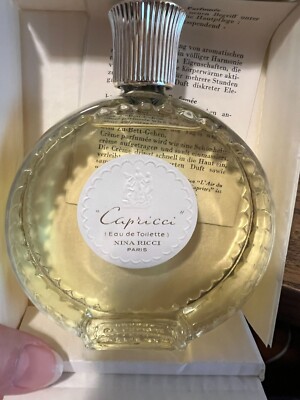 Vintage 1950s Nina Ricci Capricci Eau De Toilette EDT 3.3 oz New with Box