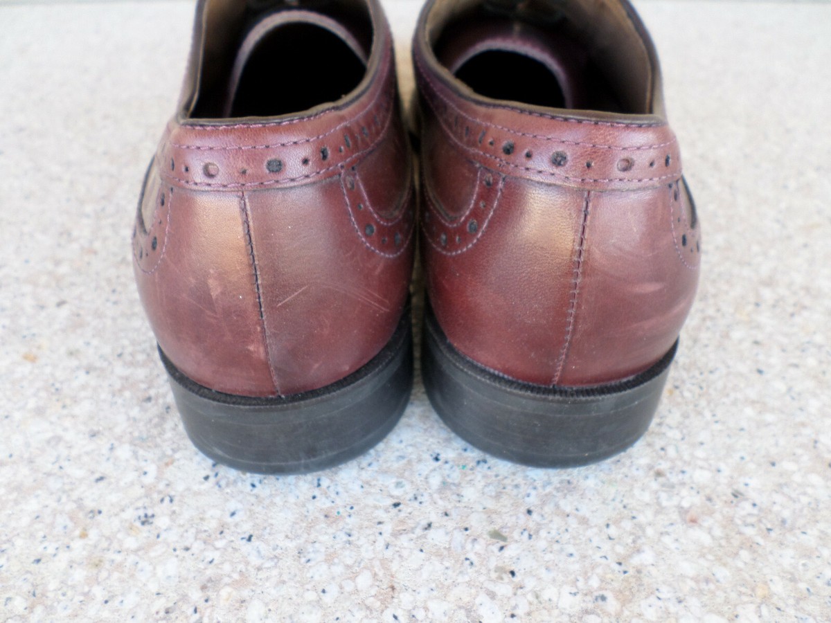 Johnston & Murphy Wingtip Oxford Mens 12M Burgundy Leather Brogue 59-0764 Amazon.com | Johnston & Murphy Men main image 3