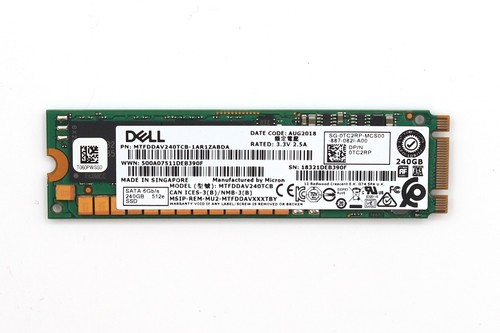 Dell Boss 2xM.2 PCIe SATA Storage Controller W/ 2x240GB SSD P/N: 0JV70F 0TC2RP - Afbeelding 3 van 4