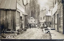 1909 Grand Forks Idaho View 1910 RPPC Photo Postcard COPY