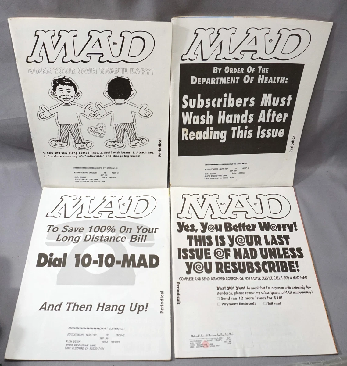 mad magazine 1990 products for sale | eBay