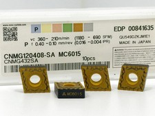 Mitsubishi CNMG432SA CNMG120408-SA | New Carbide Inserts | Grade MC6015 | 4pcs