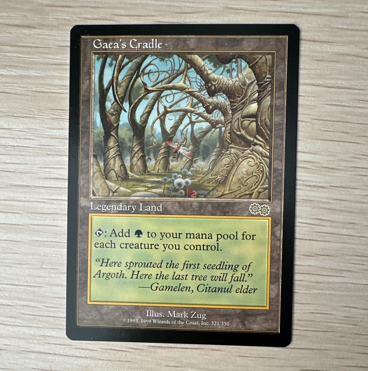 Gaea's Cradle Magic: The Gathering Trading Card Games Urza's Saga