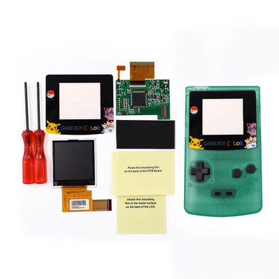 5 Levels Brightness 2.2'' GameBoy Color GBC Backlit LCD Screen Kits No Soldering