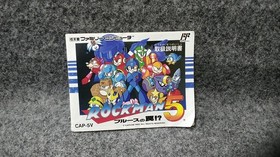 Capcom Rockman 5 Blues' Trap Famicom Game Cartridge Used