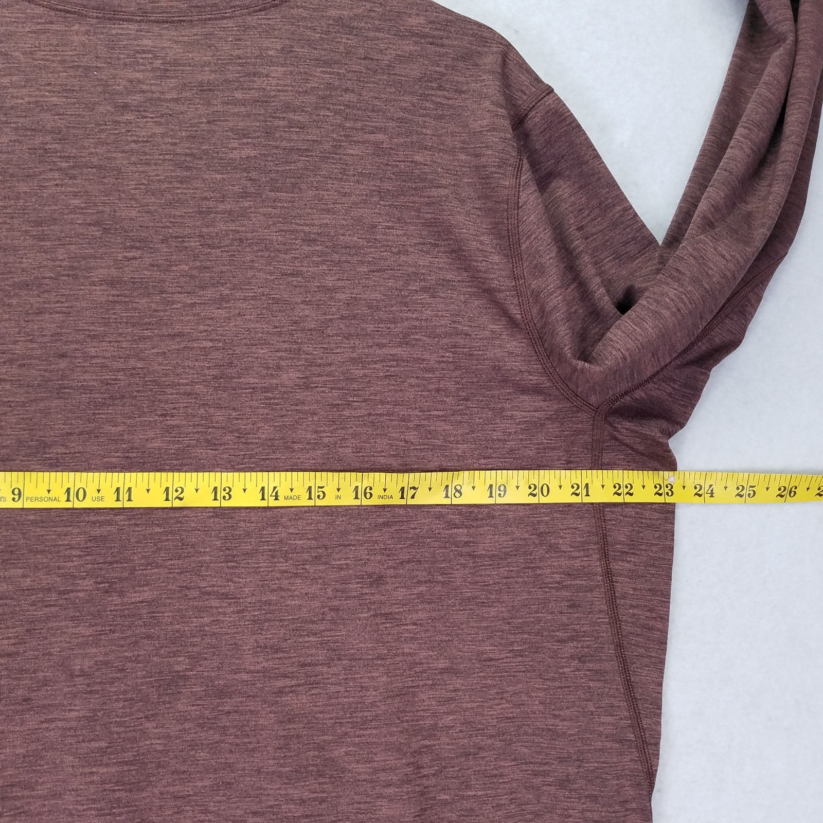 REI Co-op Midweight Base Layer Men's Size L  Rust Pullover Shirt Crew Neck