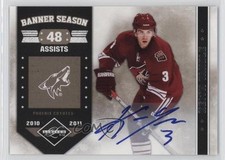 2011-12 Limited Banner Season Signatures 1/25 Keith Yandle #16 Auto 2a8