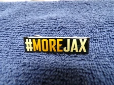 #MORE JAX RESIN ENAMEL METAL HAT LAPEL PIN