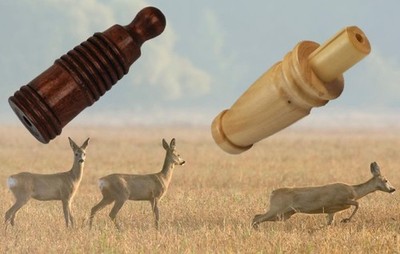 Helen Baud 2 Rehrufe aus Holz und ein doppeltes Schlüsselband