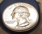 1961 Choice Brilliant Uncirculated Quarter 90% Outstanding Luster #512 - 2