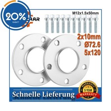 Spurverbreiterung 5x120 2x10mm FÜR BMW E36 E46 E90 E91 E92 E60 E61 Spurplatten
