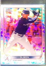 2022 Topps Chrome Logofractor Edition Matt Olson #58 Braves