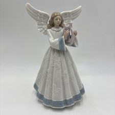 Lladro Angel Heavenly Harpist Figurine/Tree Topper #5830