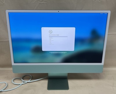 Apple iMac M1 24'' 24 inch 16GB 1TB 2021 A2438 8C CPU 8C GPU *READ DESC*
