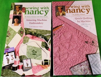 Sewing With Nancy Quilt It Quick VHS Tape 1999 Nancy Zieman 60 Minute Video