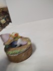 HOMCO TRINKET BOX - Pixie Elf & Mushroom Toadstool 2-piece w/ Lid 1970s Vintage — photo 5