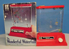 Vintage 1976 Original Tomy Waterful Ring Toss Handheld Red Tested