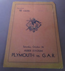 1940'S PLYMOUTH PA HS VS G.A.R.H.S. - FOOTBALL PROGRAM - VERY GOOD  — photo 1