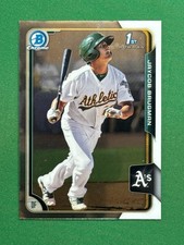 2015 Bowman Baseball 1st Bowman Chrome Prospects #BCP141 Jaycob Brugman