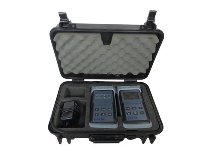 EXFO FOT-90A fiber optic power meter and  FLS-120B fiber optic source