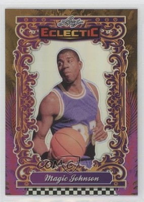 2024 Leaf Eclectic WhatNot Exclusive Gold Prismatic 1/1 Magic Johnson HOF u4w