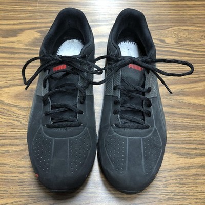 Puma Shoes Mens Size 11 Black Gray Low Top Running Athletic Sneakers 189074-05