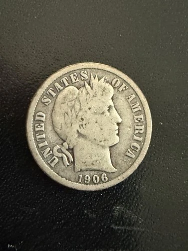 1906 D Barber Liberty Head Dime G