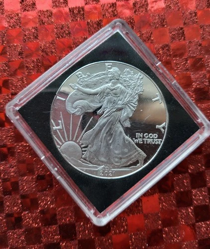 2021 Proof American Silver Eagle Type 1 Dollar $1 uncirculated Excellent