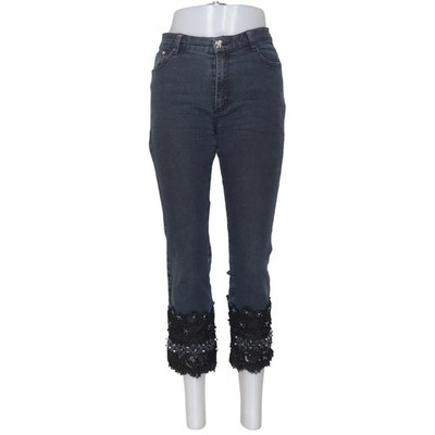 Farfalla Rosso, Jeans, Größe: S, Schwarz/Blau, Baumwolle/Elasthan, Blumen #gEB