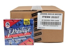 2025/26 PANINI PRESTIGE EFL SOCCER HOBBY PREFERRED 20-BOX CASE