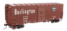 Ho Scale - Walthers Mainline 910-1205 Chicago Burlington Quincy 40 Aar Boxcar