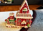 Kurt S. Adler 10.5-Inch Train LED Lights Gingerbread House, Multi — photo 2