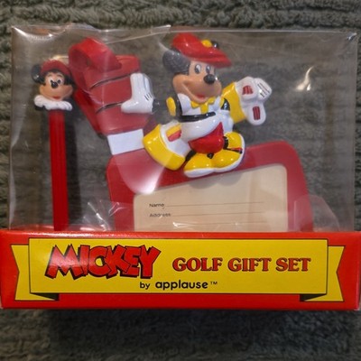 Applause Disney Mickey Mouse Golf Gift Set Figurine Boxed Made in China 3-4.9''