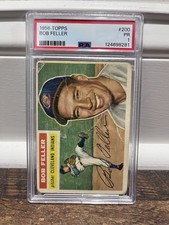 1956 Topps #200 Bob Feller - PSA 1