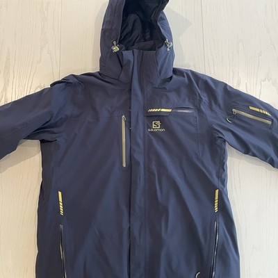 Salomon Brilliant Jacket (Night Sky Blue) Ski Winter Waterproof