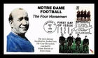 DR JIM STAMPS US COVER FOUR HORSEMEN NOTRE DAME FDC DYNAMITE HAND COLORED