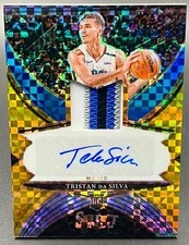2024-25 Panini Select Tristan da Silva Gold Prizm /10 Rookie Jersey Auto RC