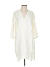 Halston Heritage Women Ivory Casual Dress S
