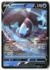 Lumineon V 040/172 Holo Ultra Rare Brilliant Stars Pokemon Near Mint