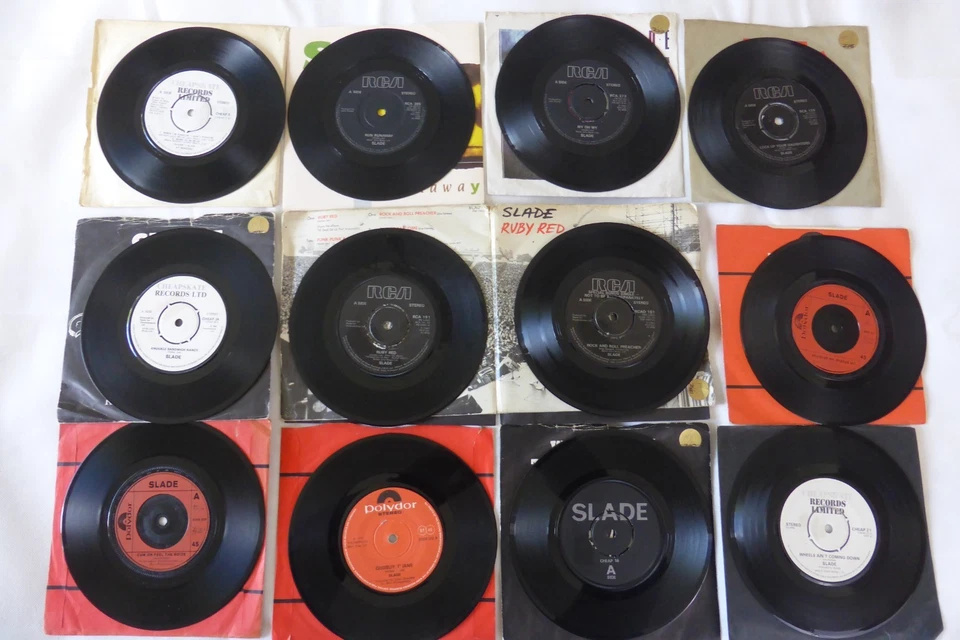 Lot: 11 X 7"  SLADE VINYL- Run Runaway/My Oh My/Lock Up Your Daughters/Ruby Red. - Image 3 of 4
